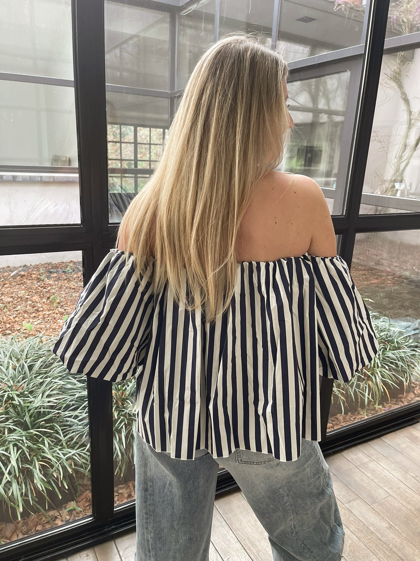 Celeste top stripes