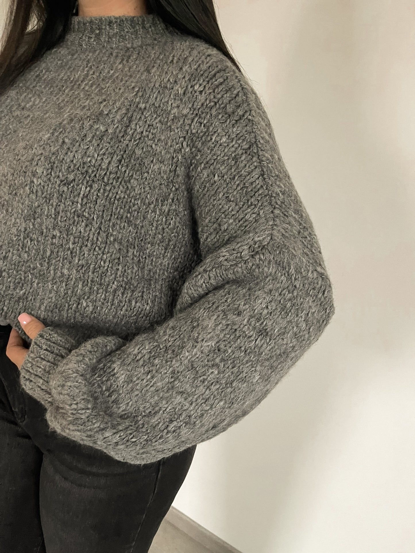 Olivia pull grijs