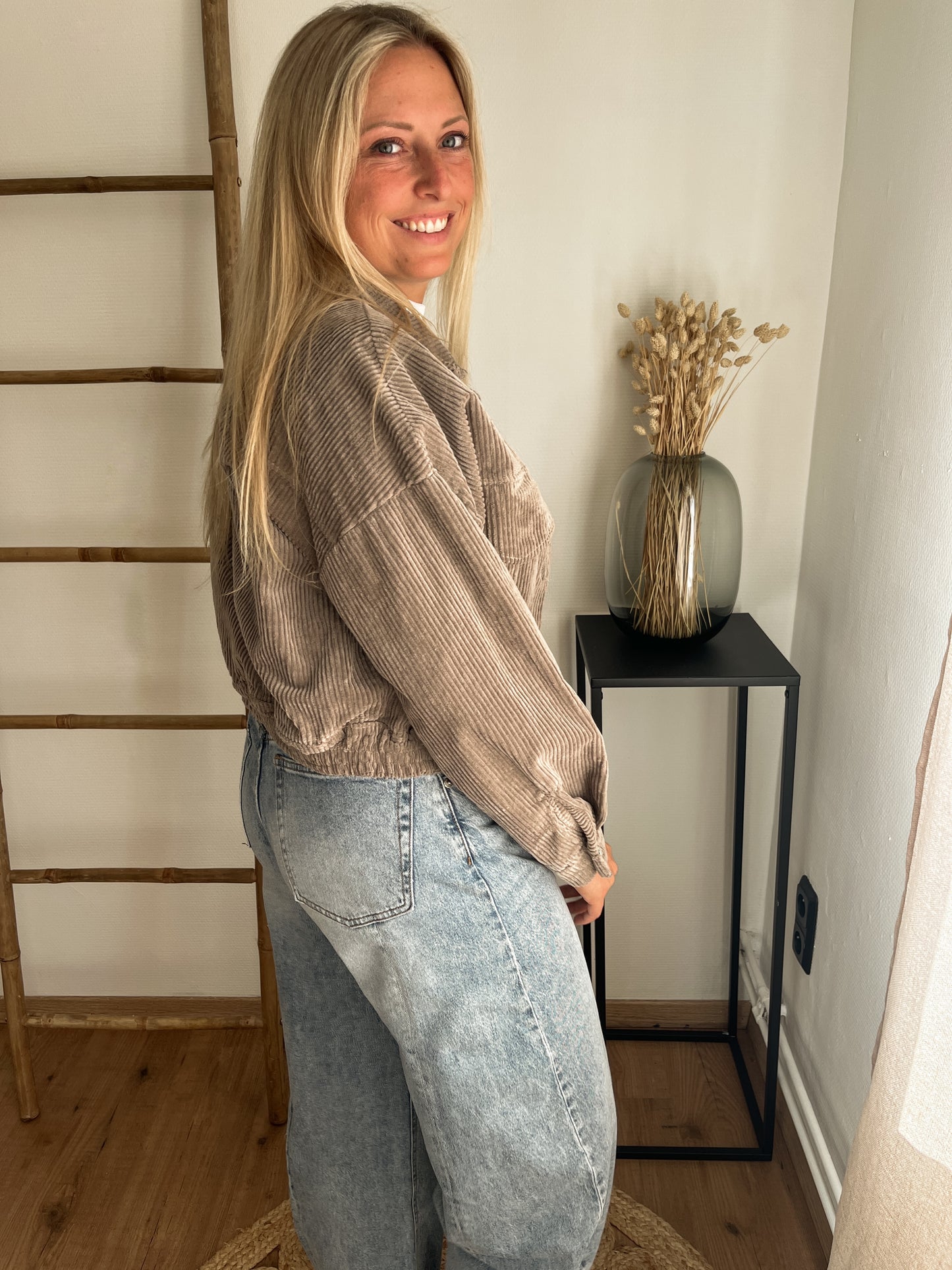 Honey jacket soft taupe