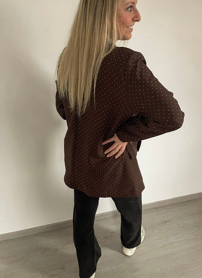 Myla blazer brown