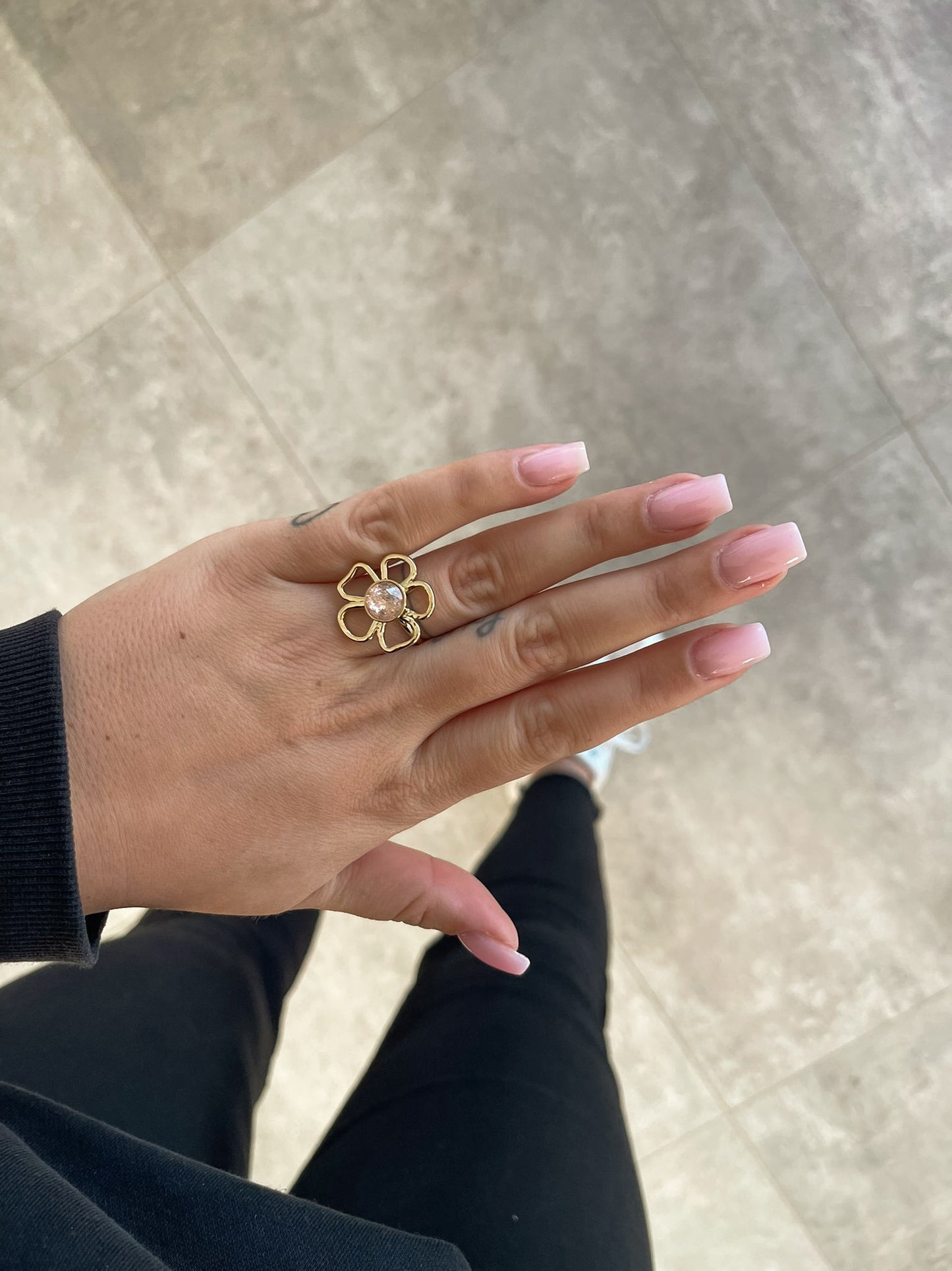 Bloomie ring pink