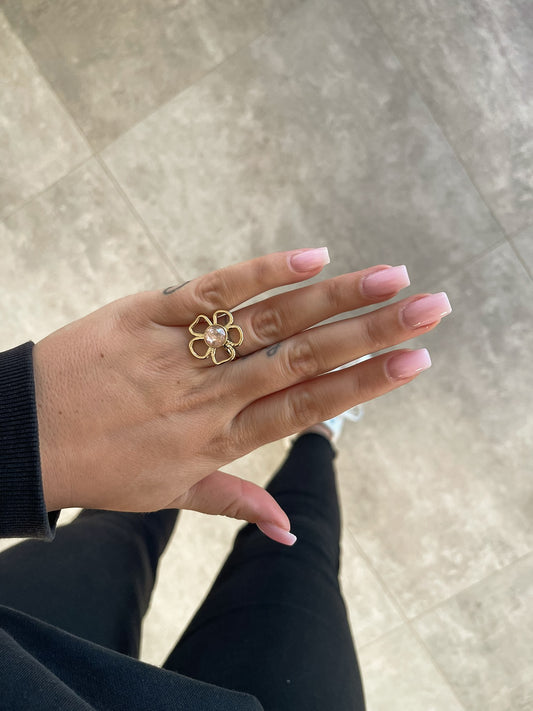 Bloomie ring pink