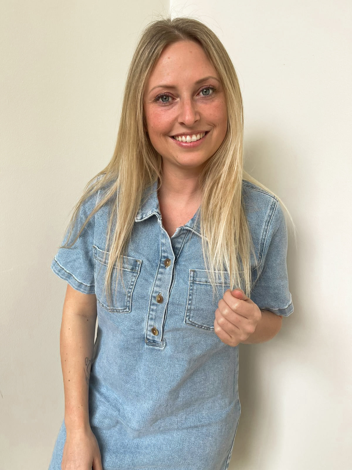 Angel denim dress
