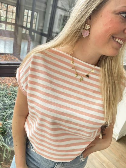 Necklace gold palmtrees
