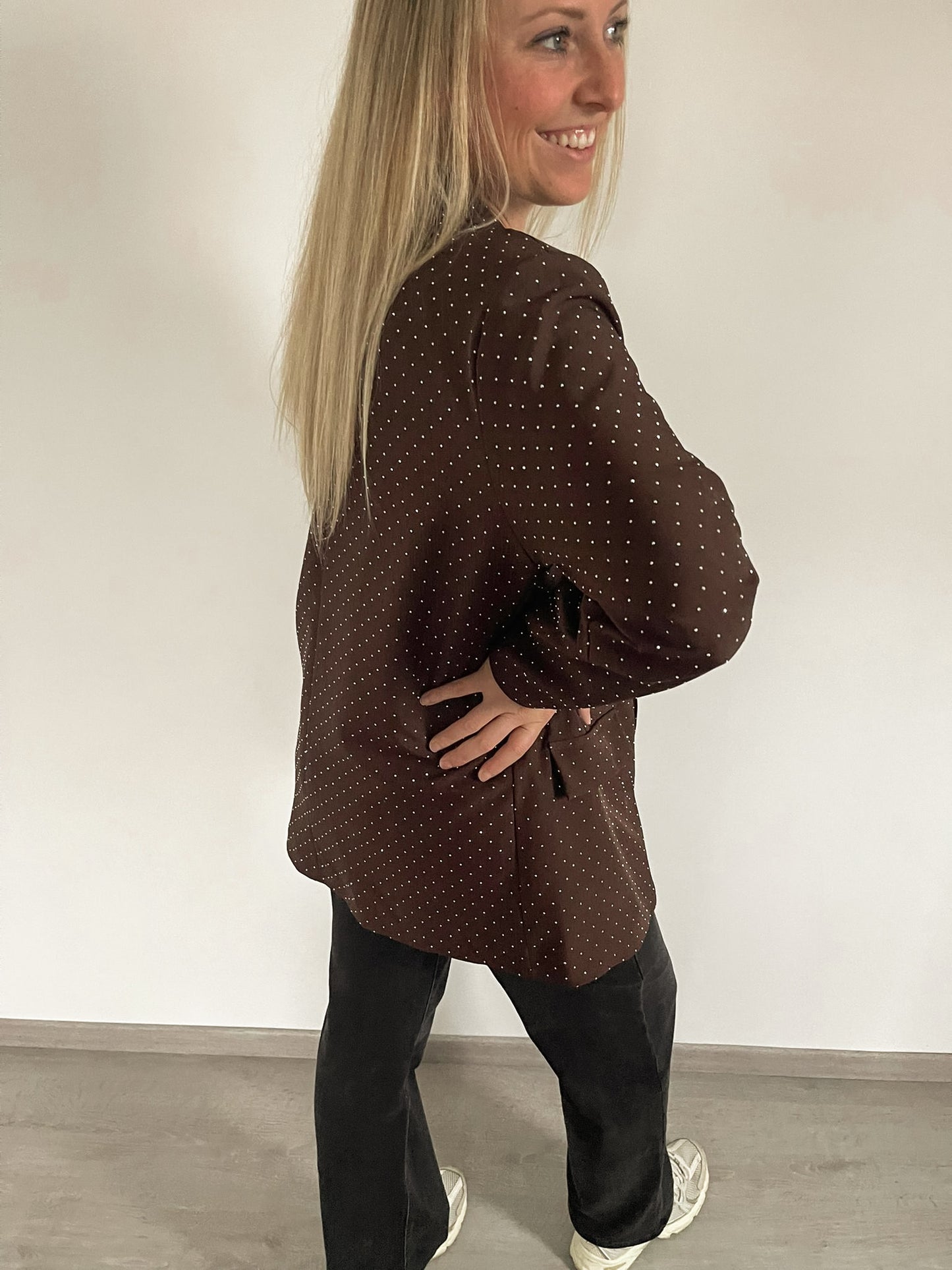 Myla blazer brown