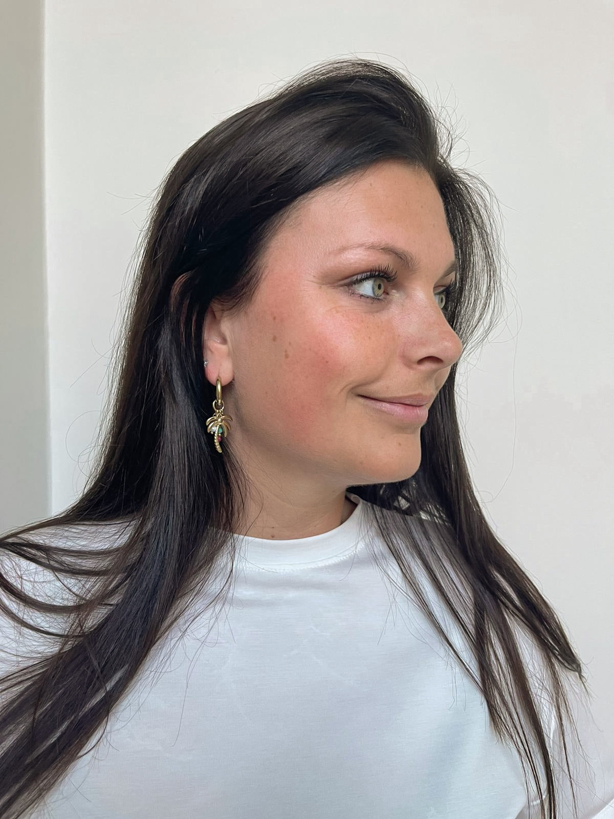 Earrings palmtrees color