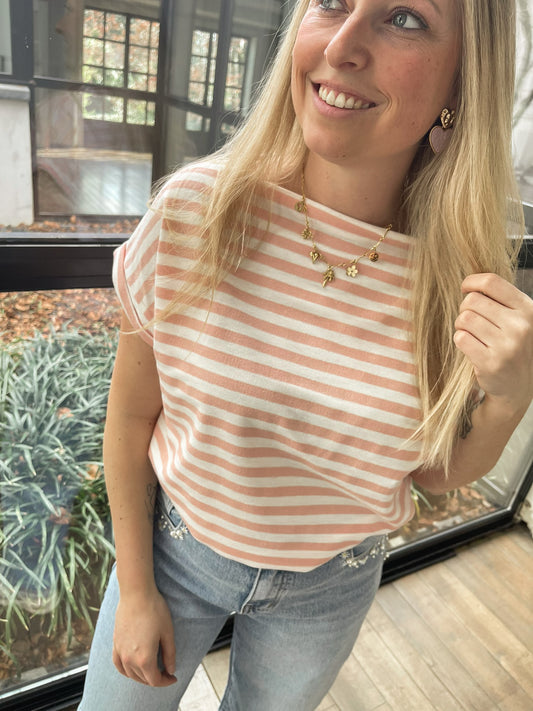 Necklace gold palmtrees