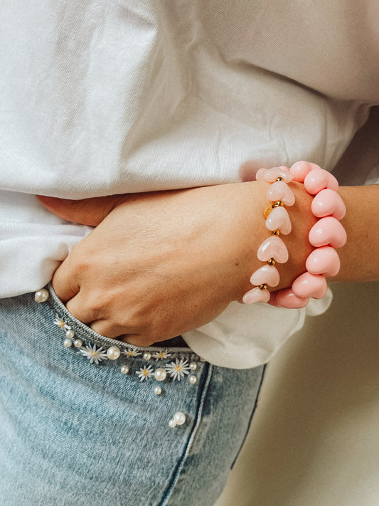 Bracelet hearts small