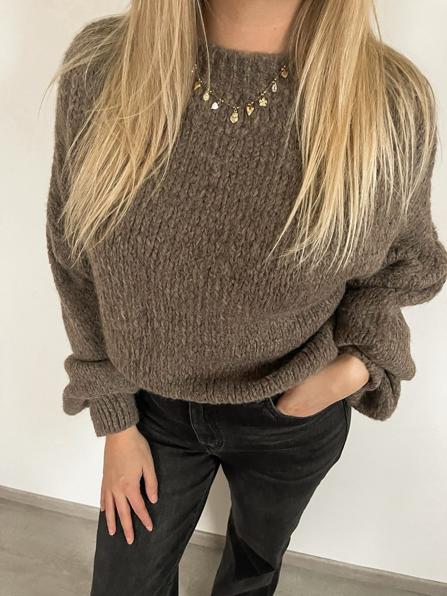 Olivia pull taupe