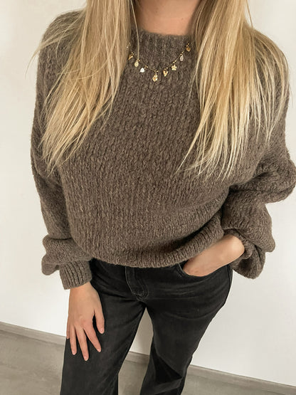 Olivia pull taupe