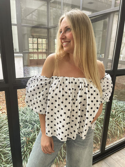 Celeste top dots