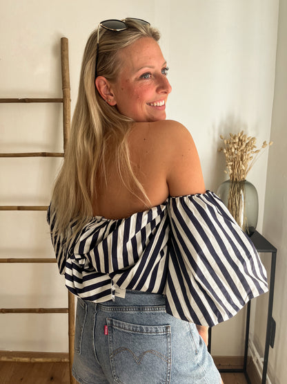 Celeste top stripes