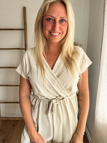 Marbelle playsuit sand