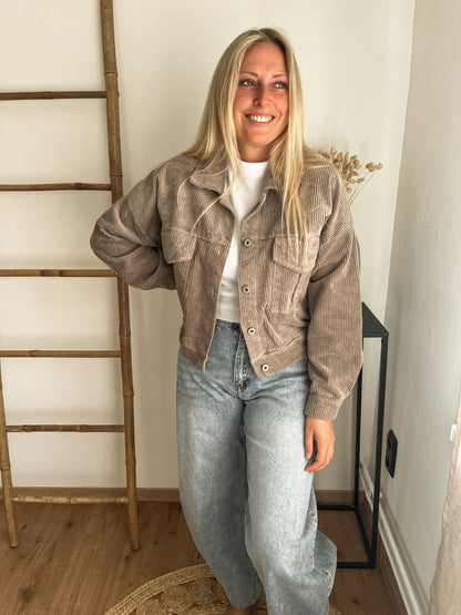 Honey jacket soft taupe
