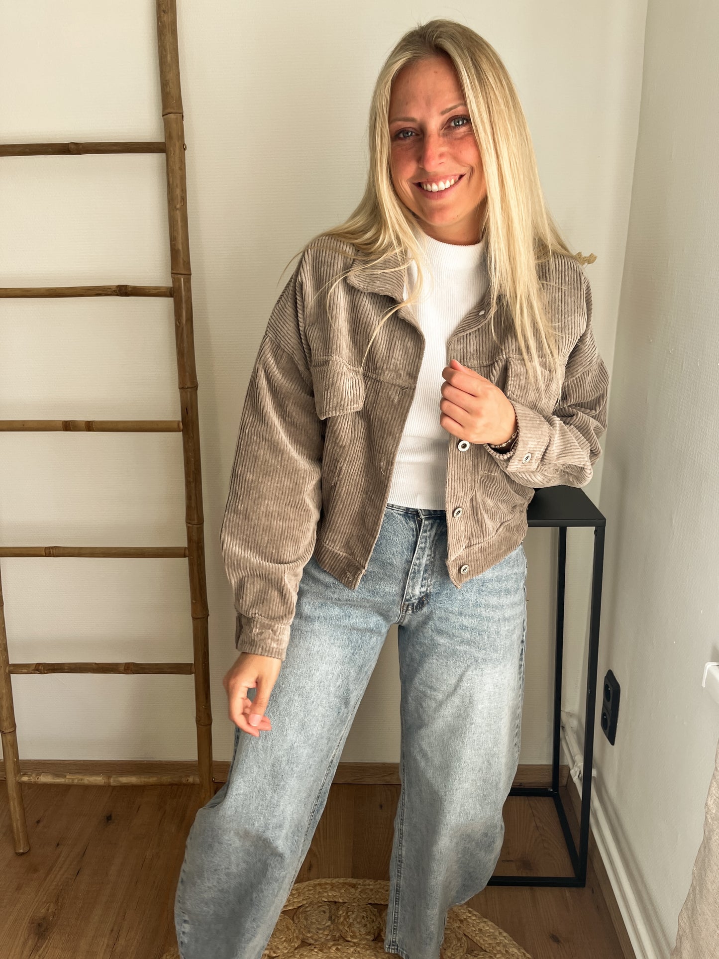 Honey jacket soft taupe