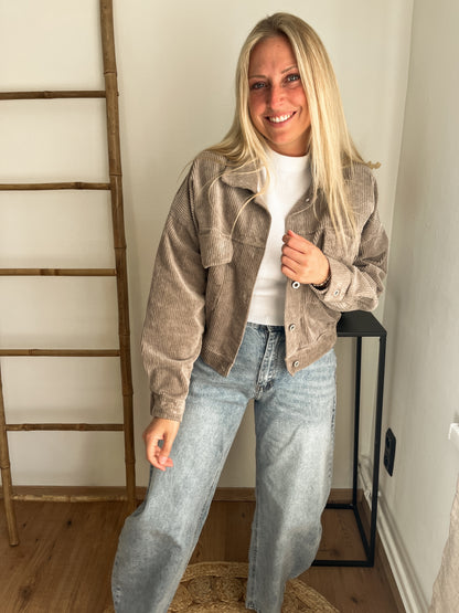 Honey jacket soft taupe