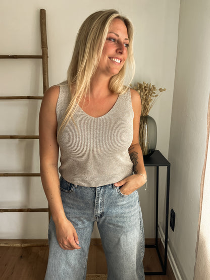 Provence top zilver