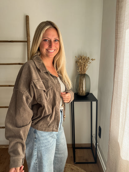 Honey jacket mokka
