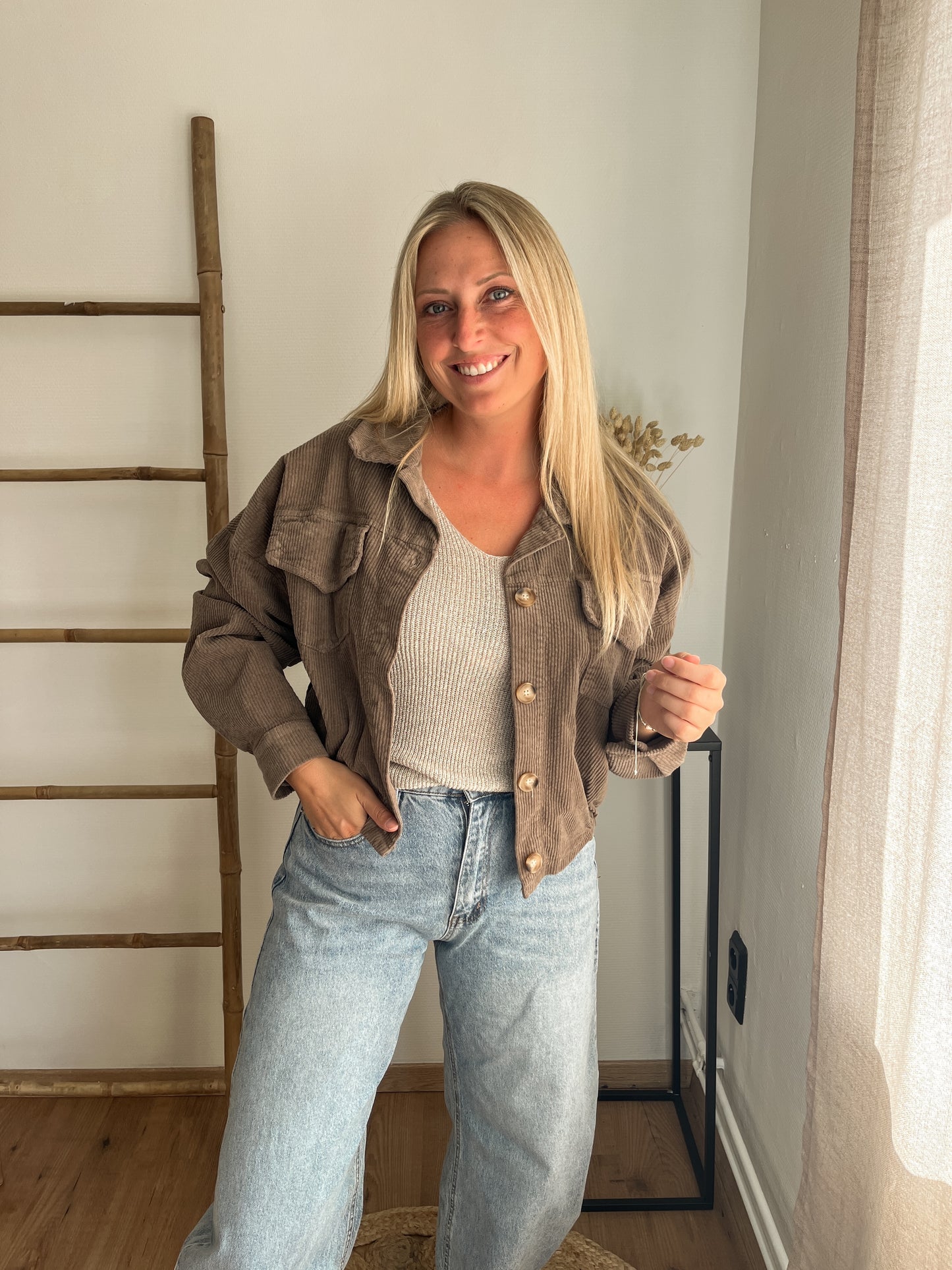 Honey jacket mokka