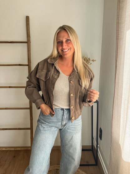 Honey jacket mokka