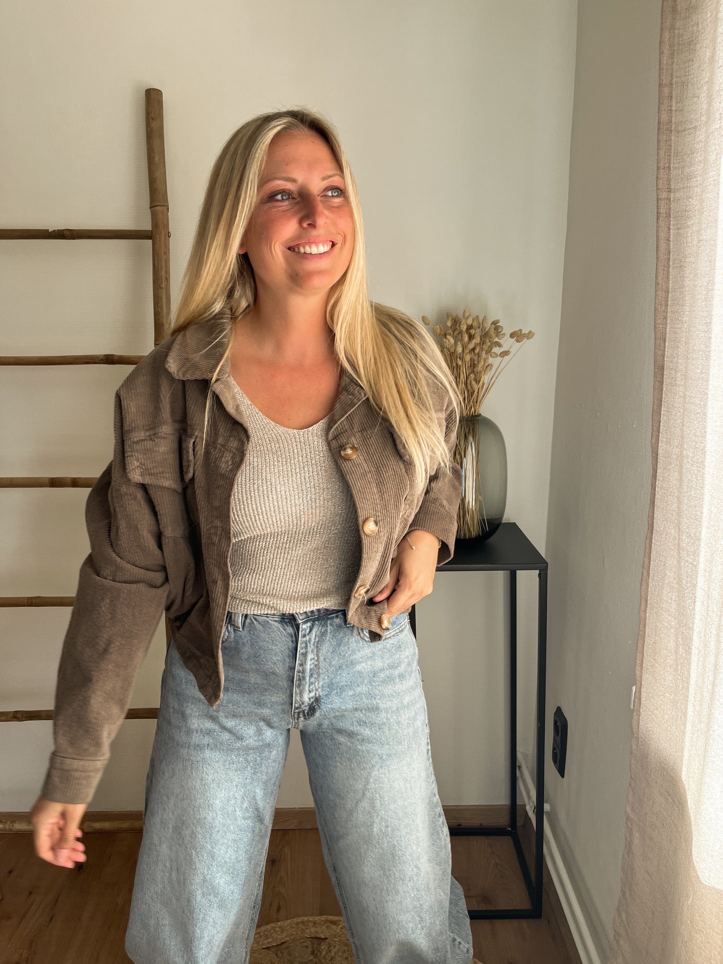 Honey jacket mokka