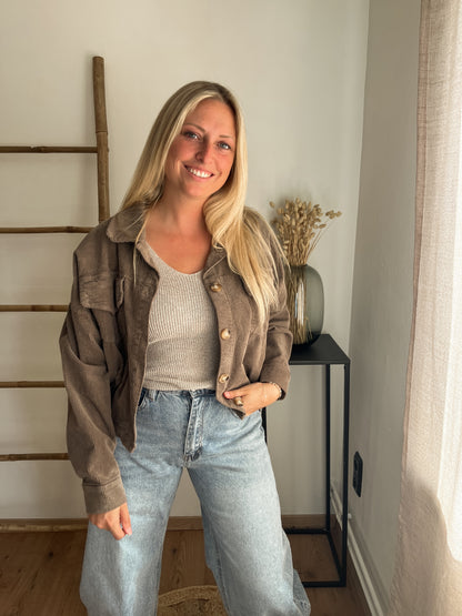 Honey jacket mokka