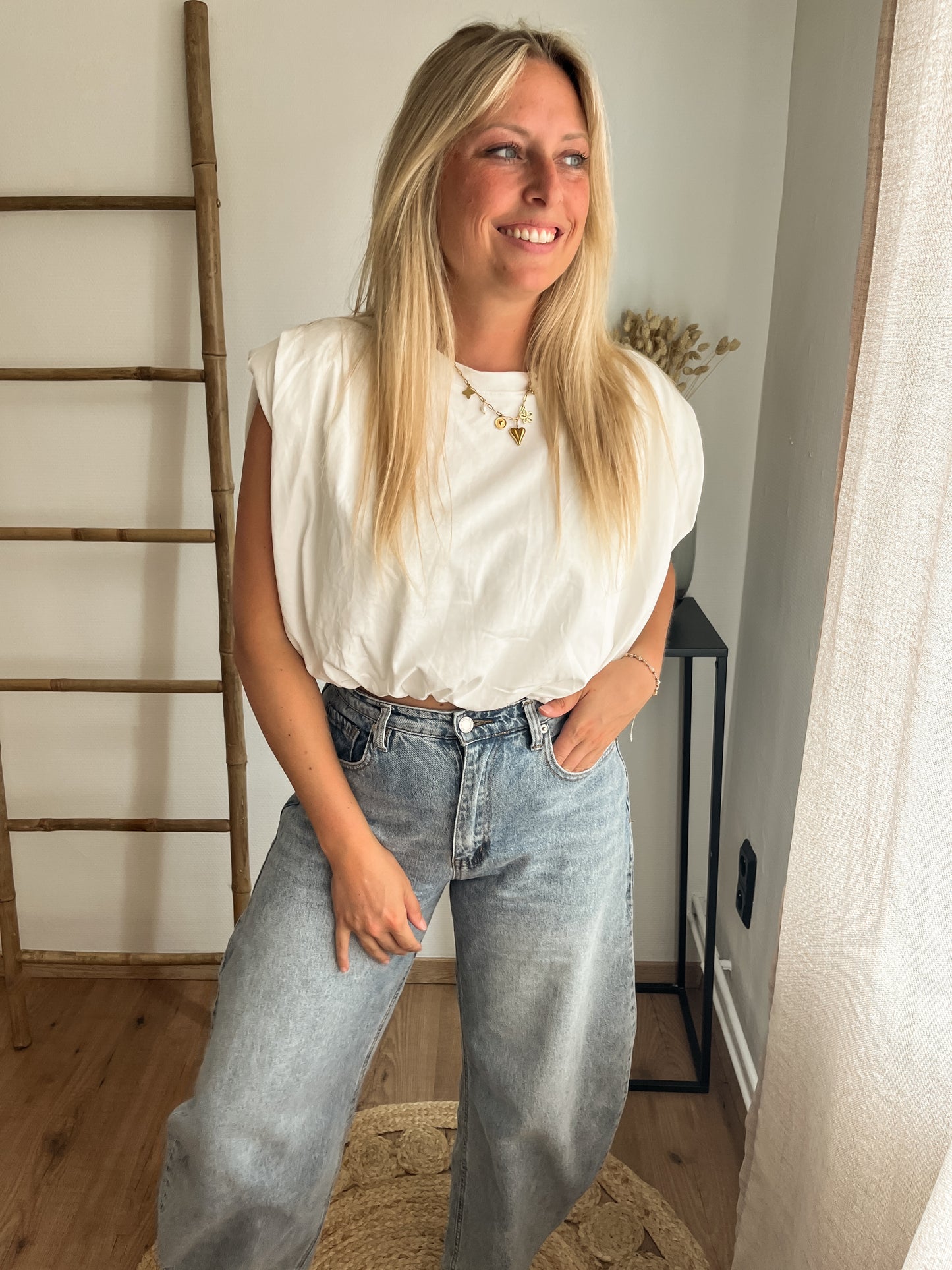Romée top white
