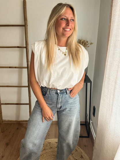 Romée top white