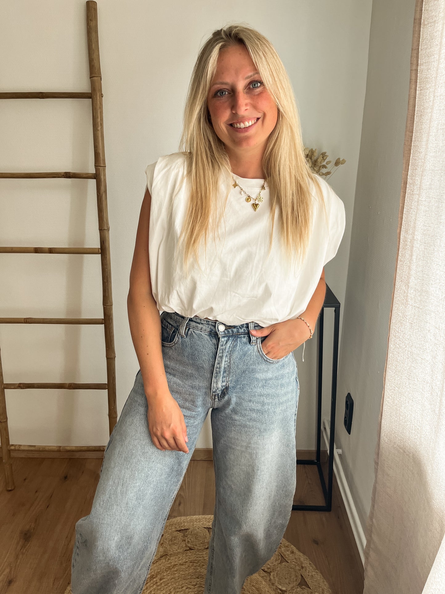 Romée top white