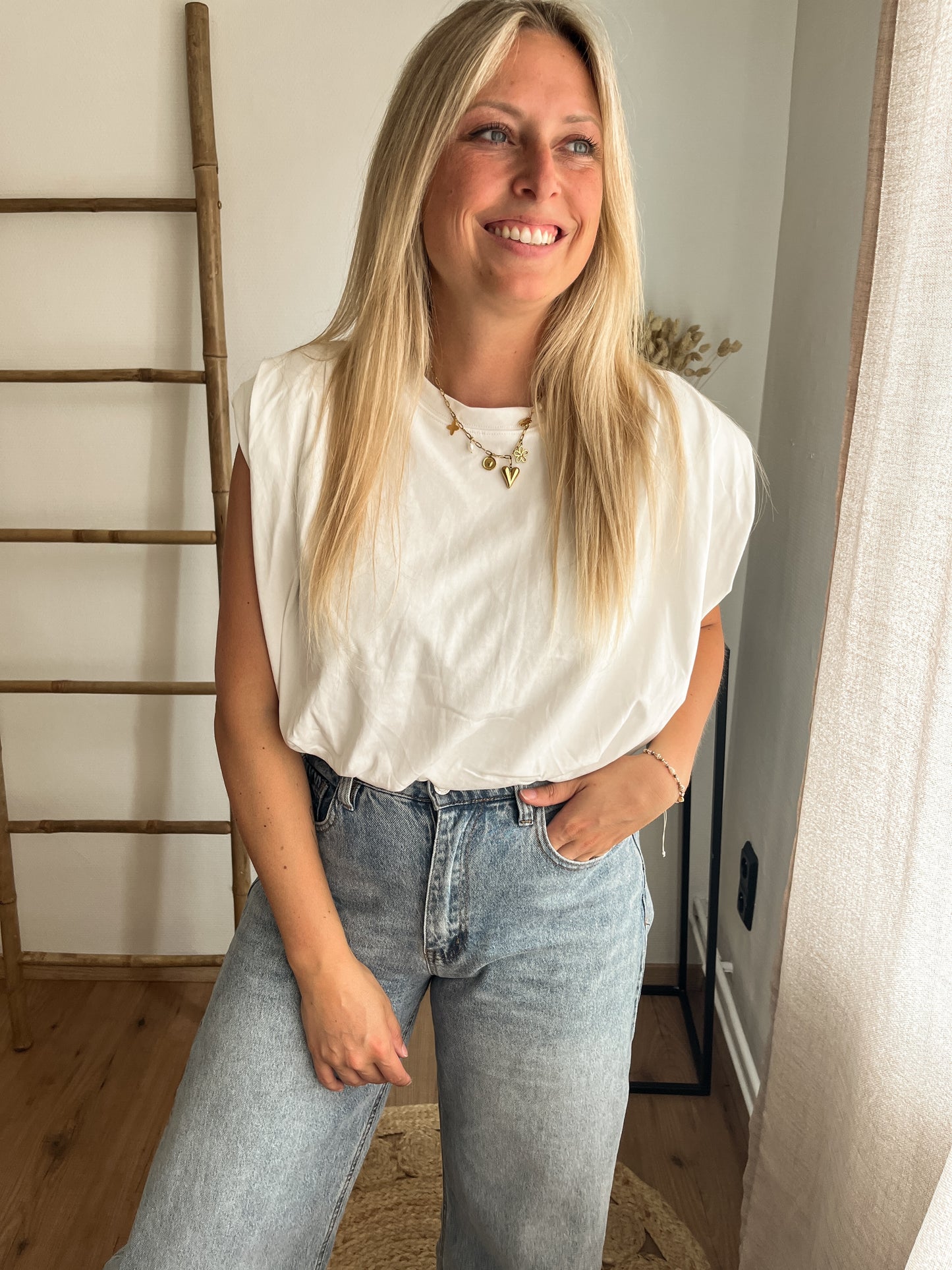 Romée top white