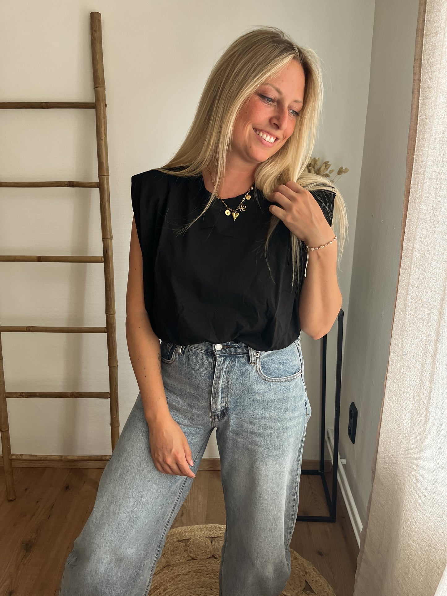 Romée top black