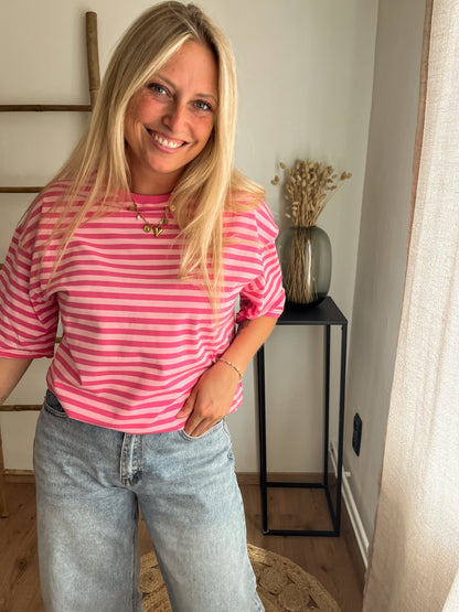 Capri top pink