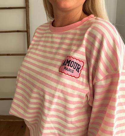Amour stripe shirt
