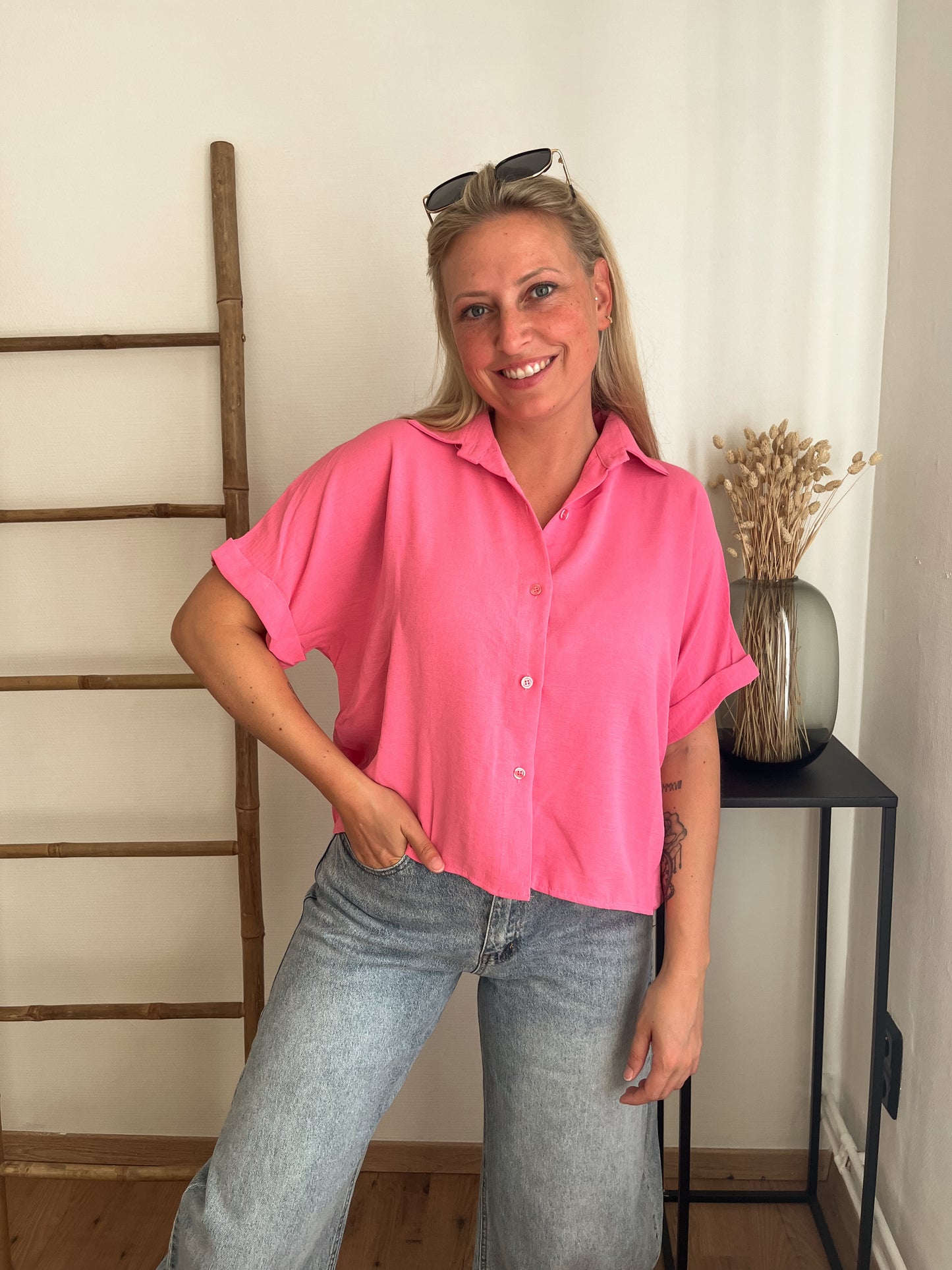 Sunkissed pink shirt