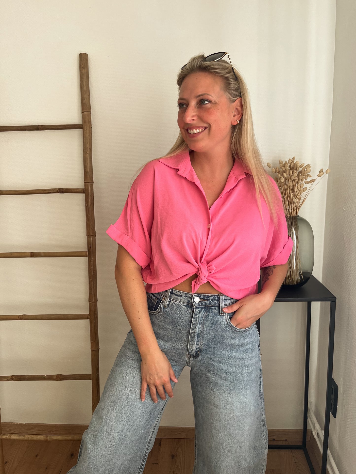 Sunkissed pink shirt