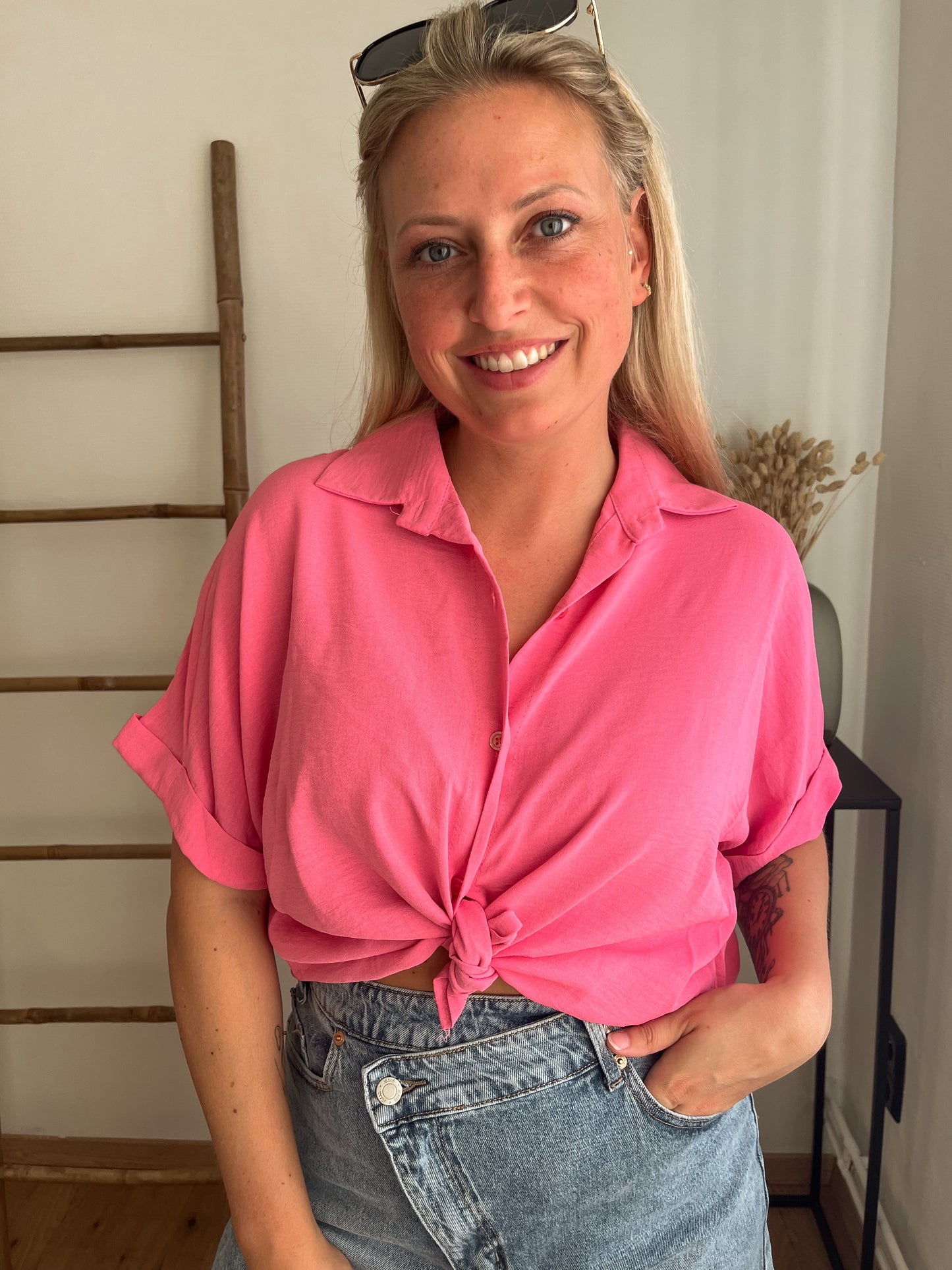 Sunkissed pink shirt