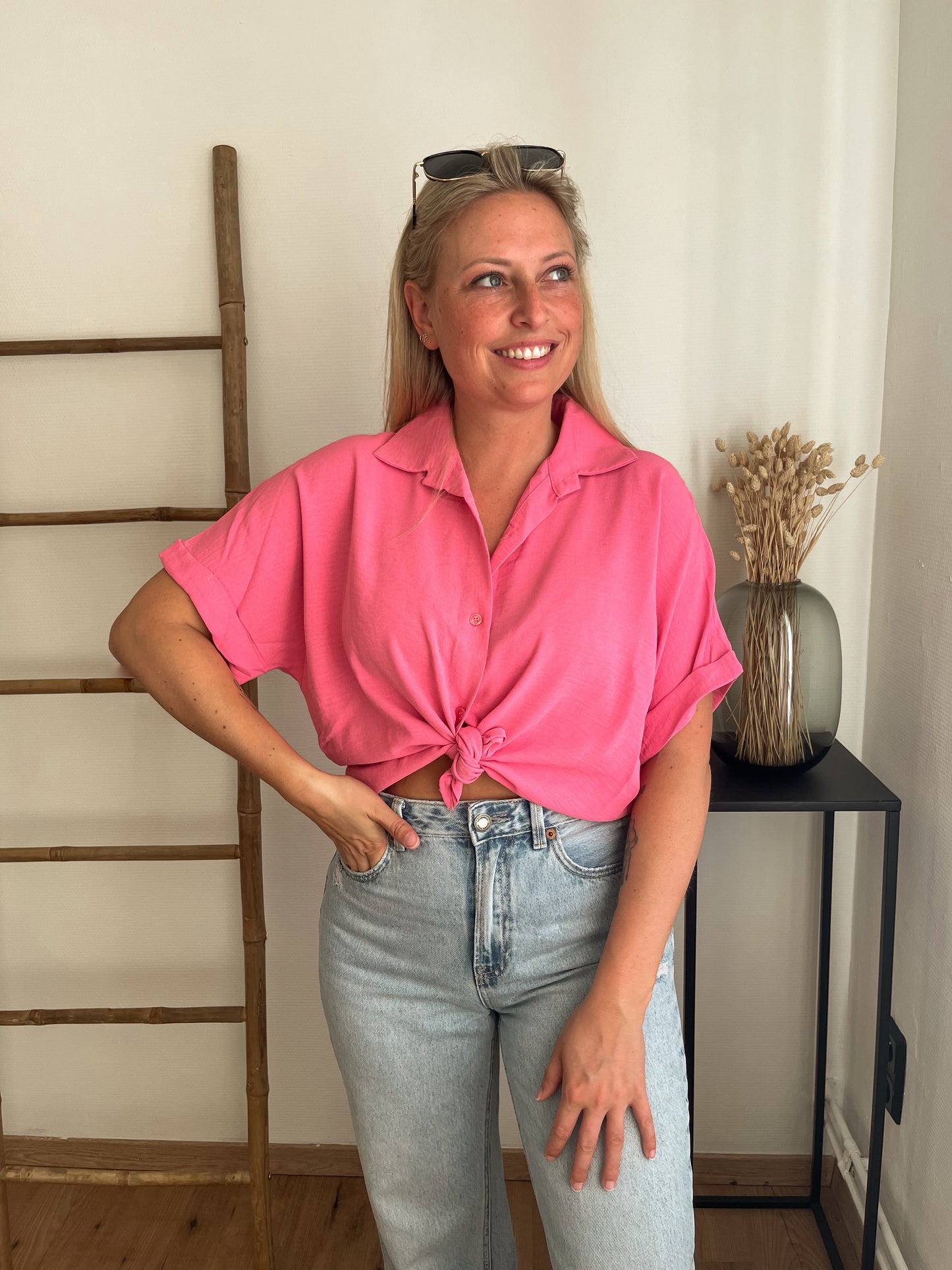 Sunkissed pink shirt