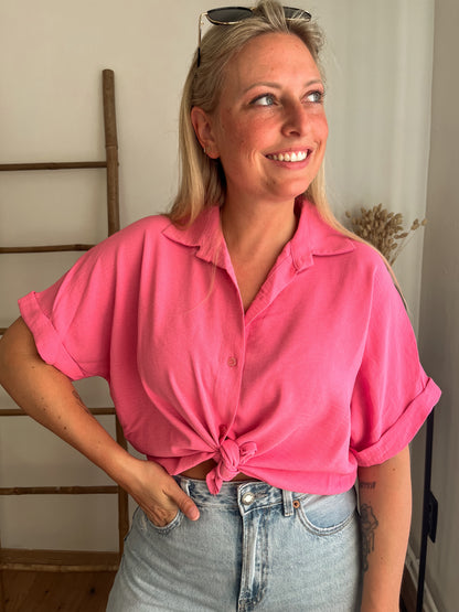 Sunkissed pink shirt