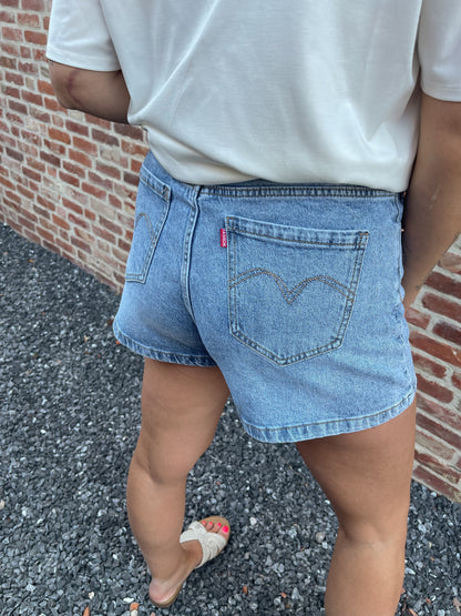 Summer denim short