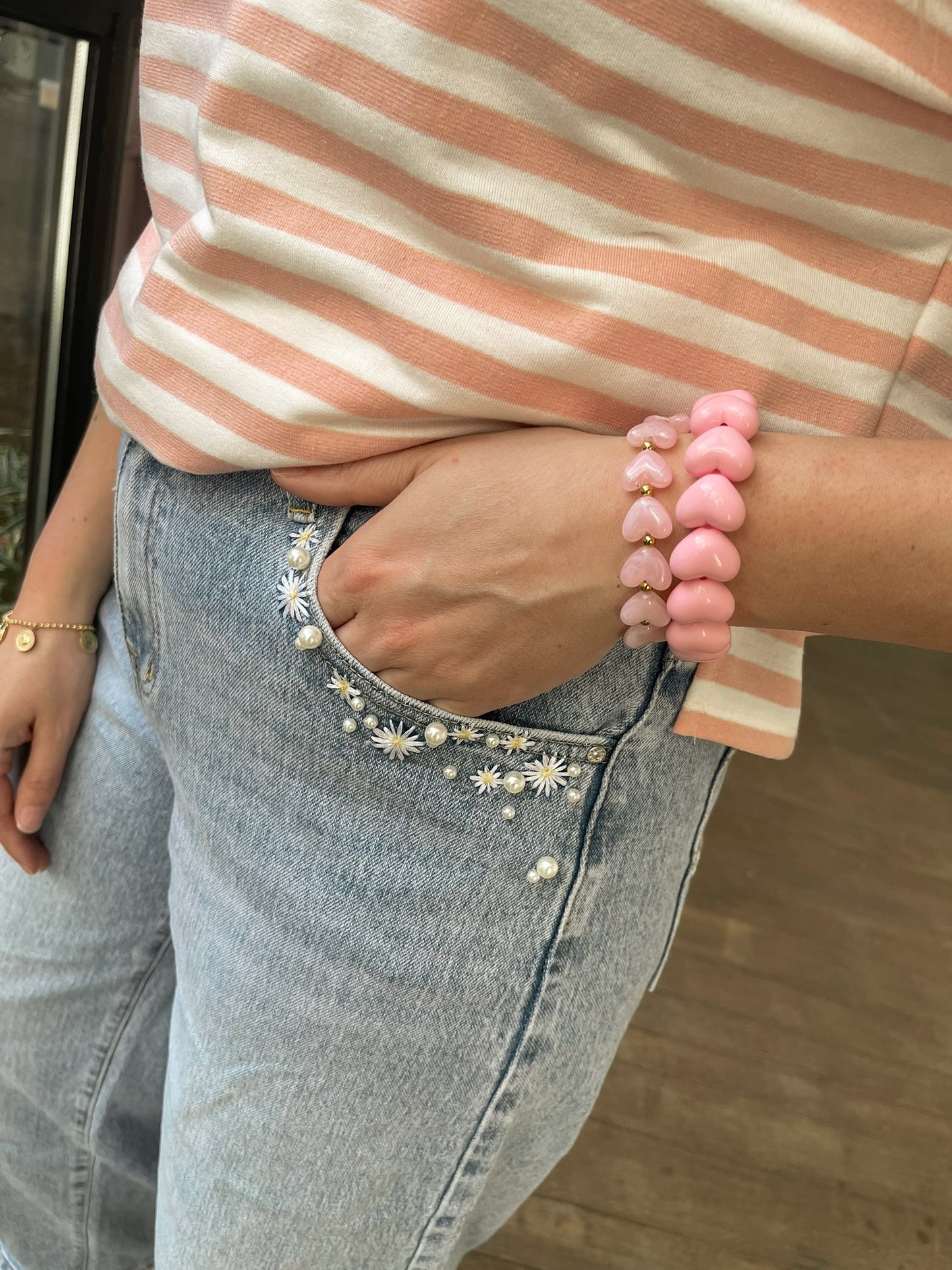 Bracelet hearts small