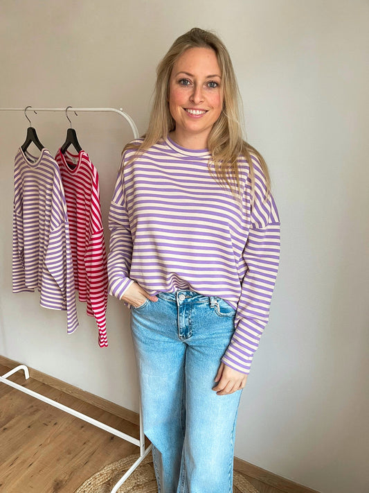 Eva longsleeve paars