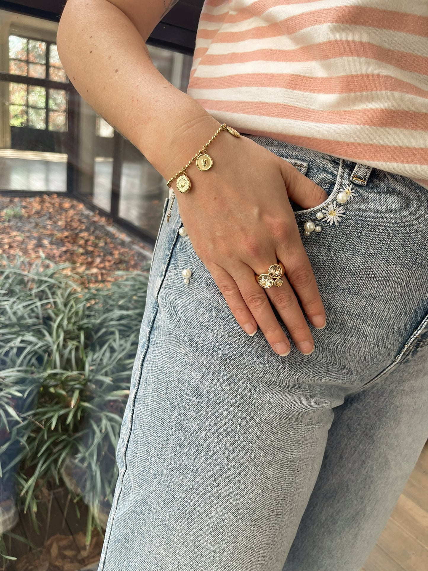 Ring diamonds gold